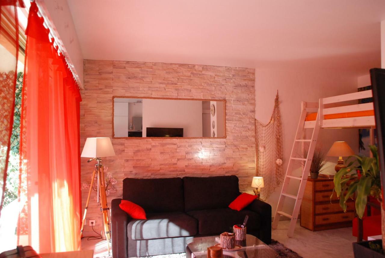 Studio - Juan Les Pins - Proximite Plages أنتيب المظهر الخارجي الصورة